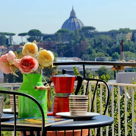 Vatican View Viale Di Valle Aurelia Lägenhet *
